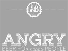 Tablet Screenshot of angryinchbrewing.com